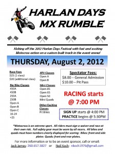 Harlan Days 2012 MX Rumble - Motocross Race