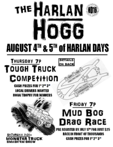 The Harlan Hogg flyer