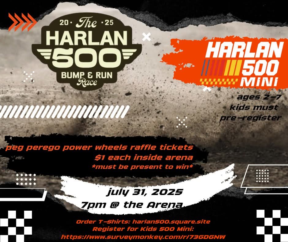 2025 Harlan 500 Bump & Run Mini Outdoor Arena Event