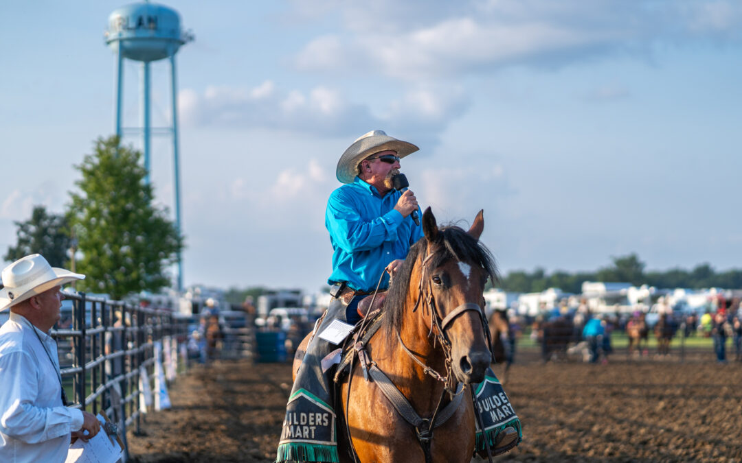 Harlan Days Rodeo MC Aaron Platt